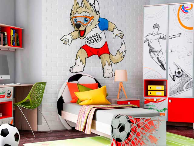 Мебель с футбольной тематикой